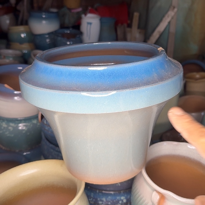 红陶微瑕花盆处理来啦