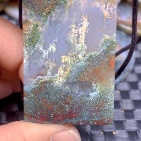 玛瑙/玉髓颈饰合金西**农