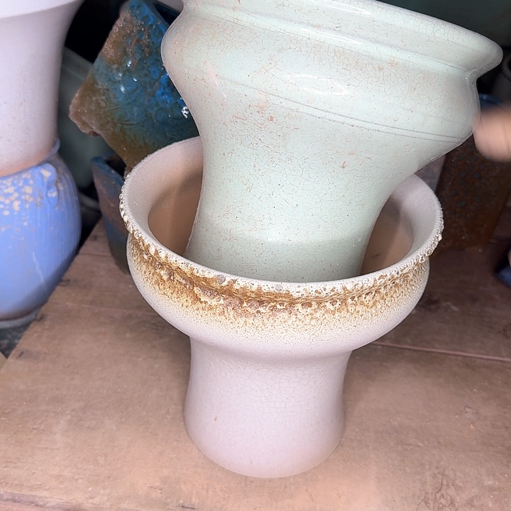 红陶微瑕花盆处理来啦