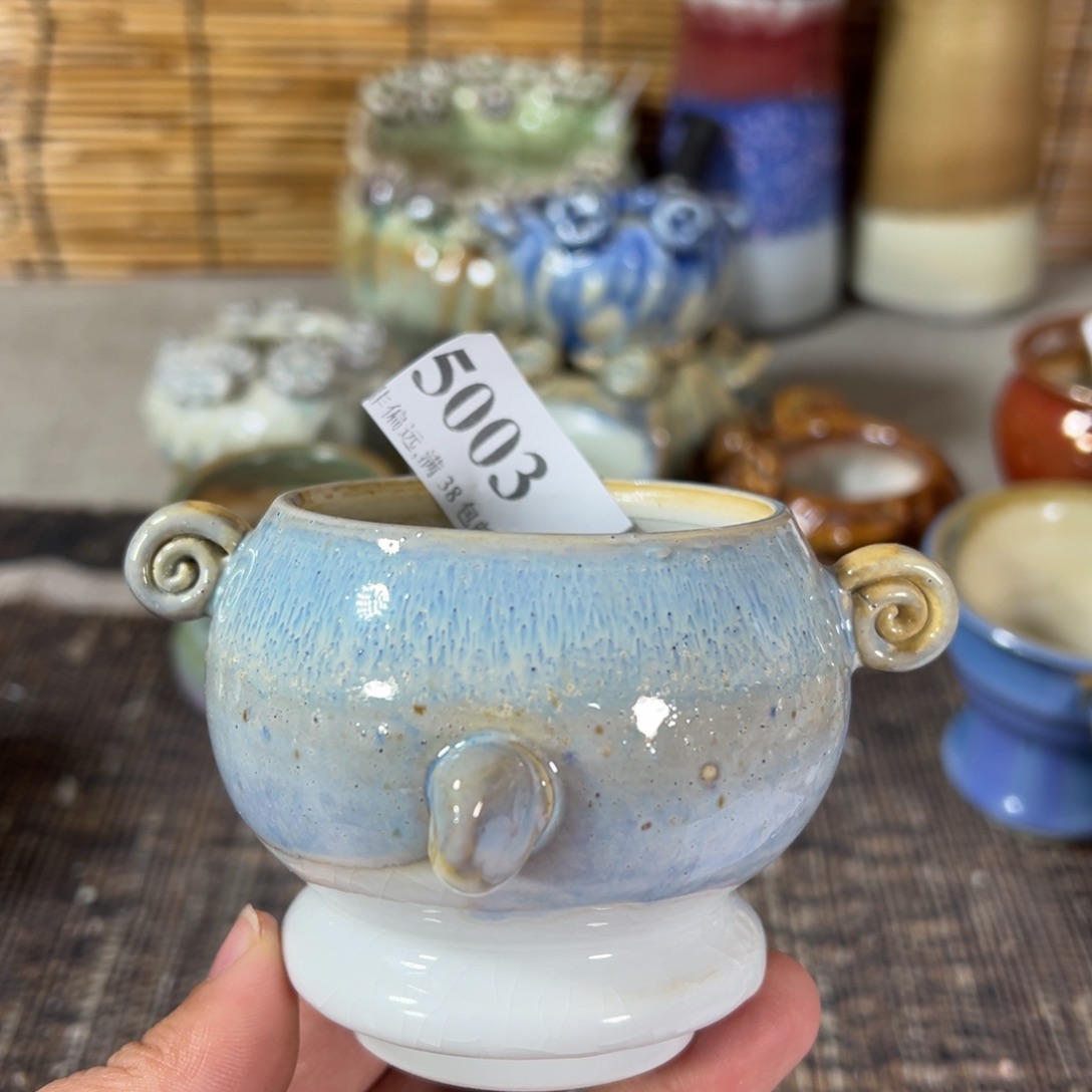 红陶景德镇手工花盆
