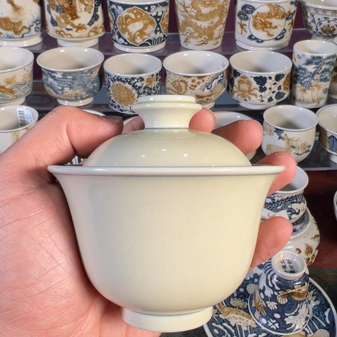 杯景德镇手工手绘陶瓷杯子