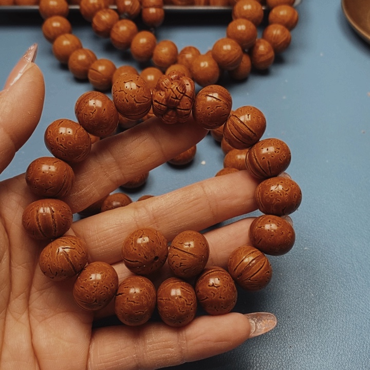 桃核手串算盘16全品16颗