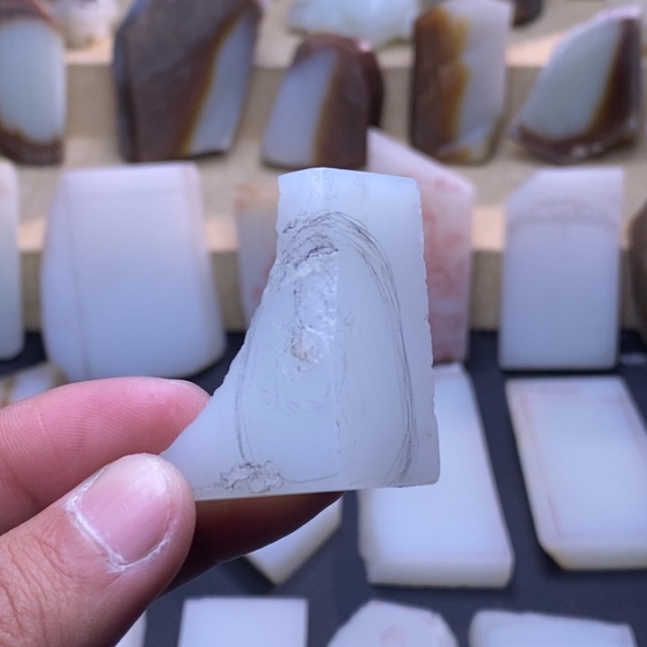 定制和田玉吊坠未镶嵌简**活【定制】观音