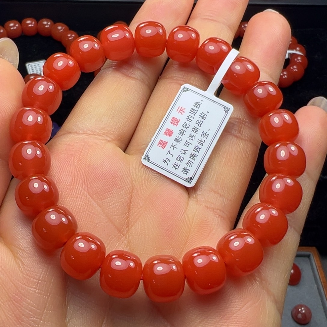 南红玛瑙未镶嵌手串