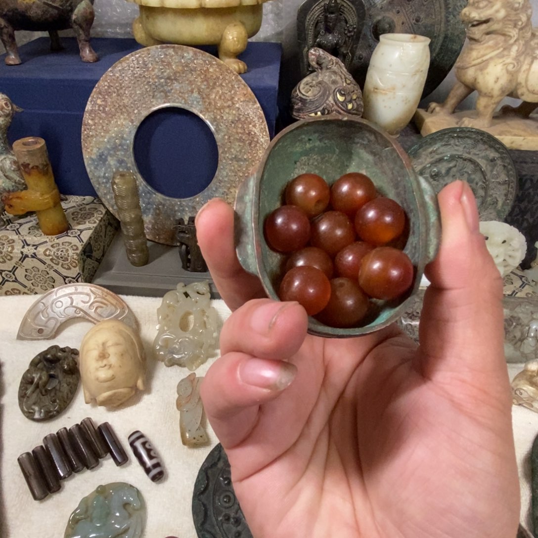 宋代天青色釉盘！我们的