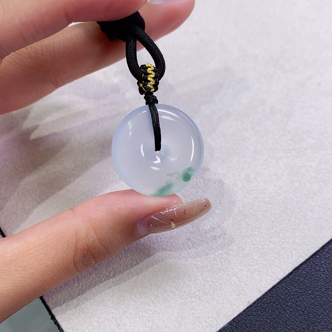 翡翠未镶嵌吊坠(不含链)23.6-5.9