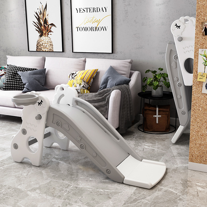 儿童滑滑梯室内家用小型宝宝滑梯折叠多功能小孩玩具家庭游乐场