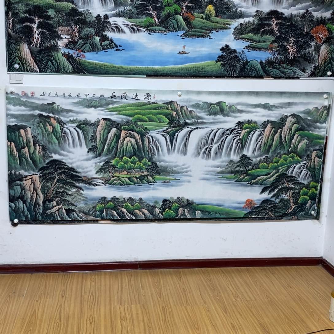 国画?**?2.4米长的源远流长