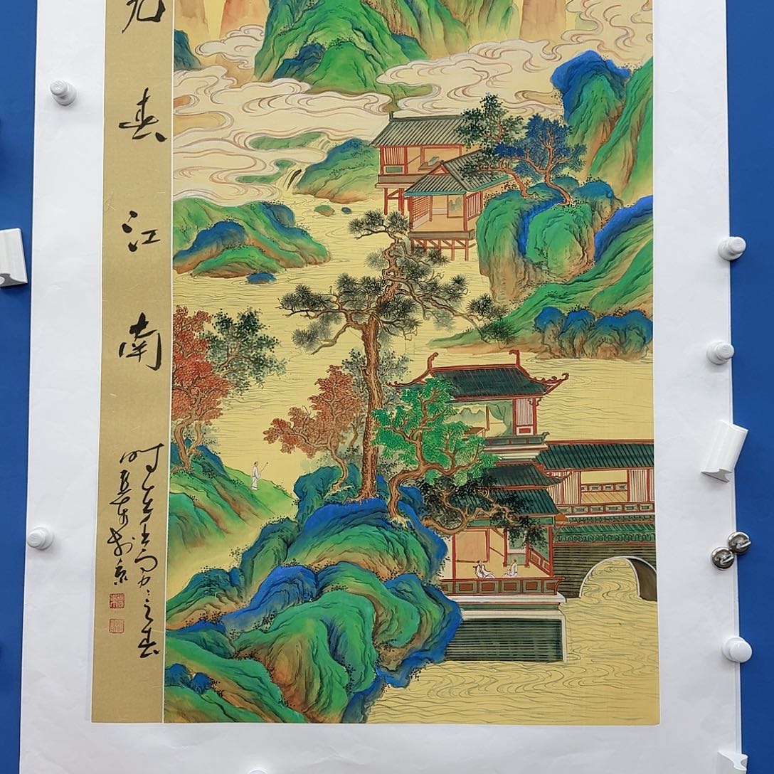 国画多次参加国内外大型
