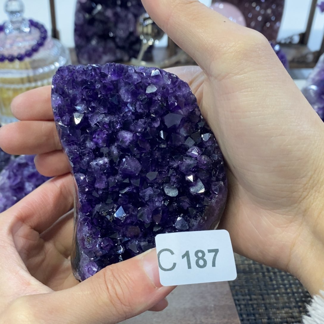 紫晶摆件摆件未镶嵌