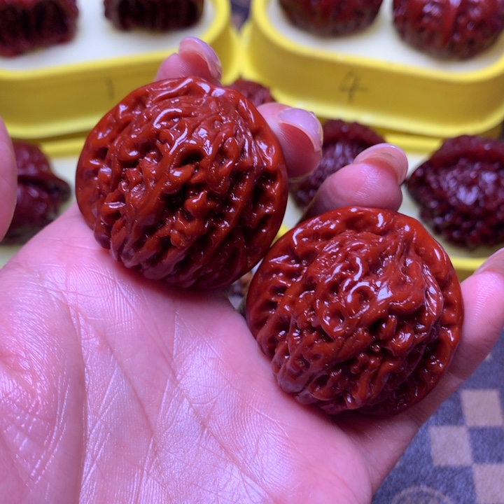 文玩核桃吊坠四座楼40