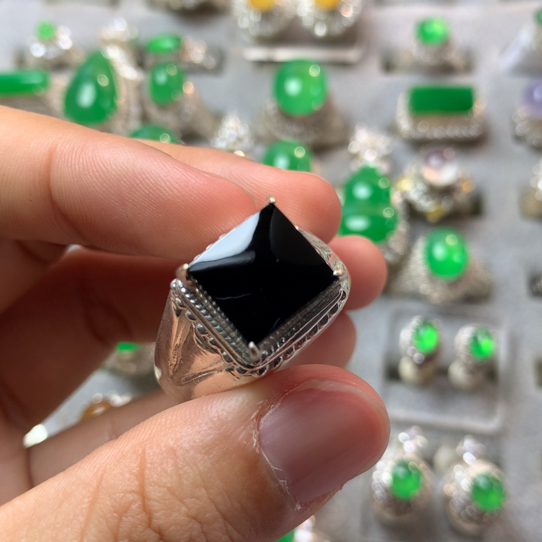 定制翡翠未镶嵌缅甸天然翡翠a货铜托镶嵌