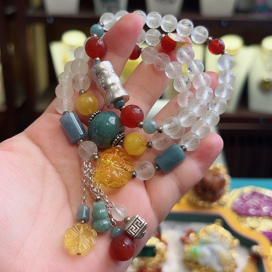 水晶手链未镶嵌古风