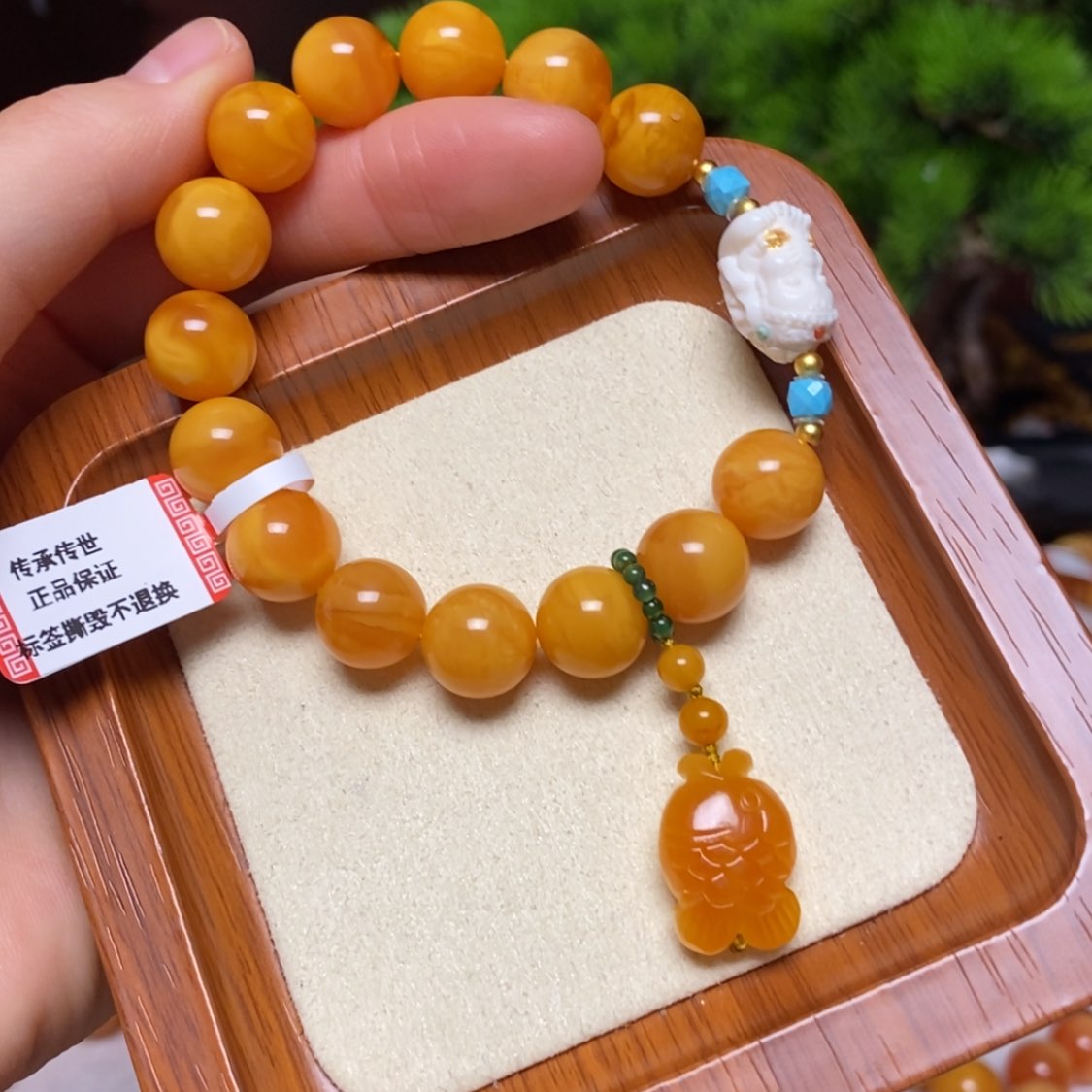 【闪购商品】手链蜜蜡未镶嵌手串