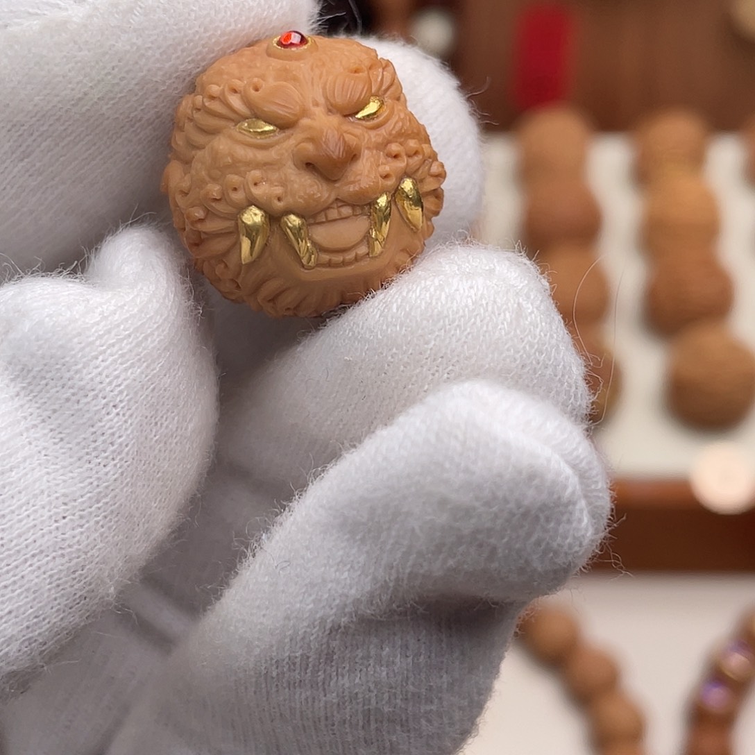 吊坠猴头核桃满工五钱唐狮