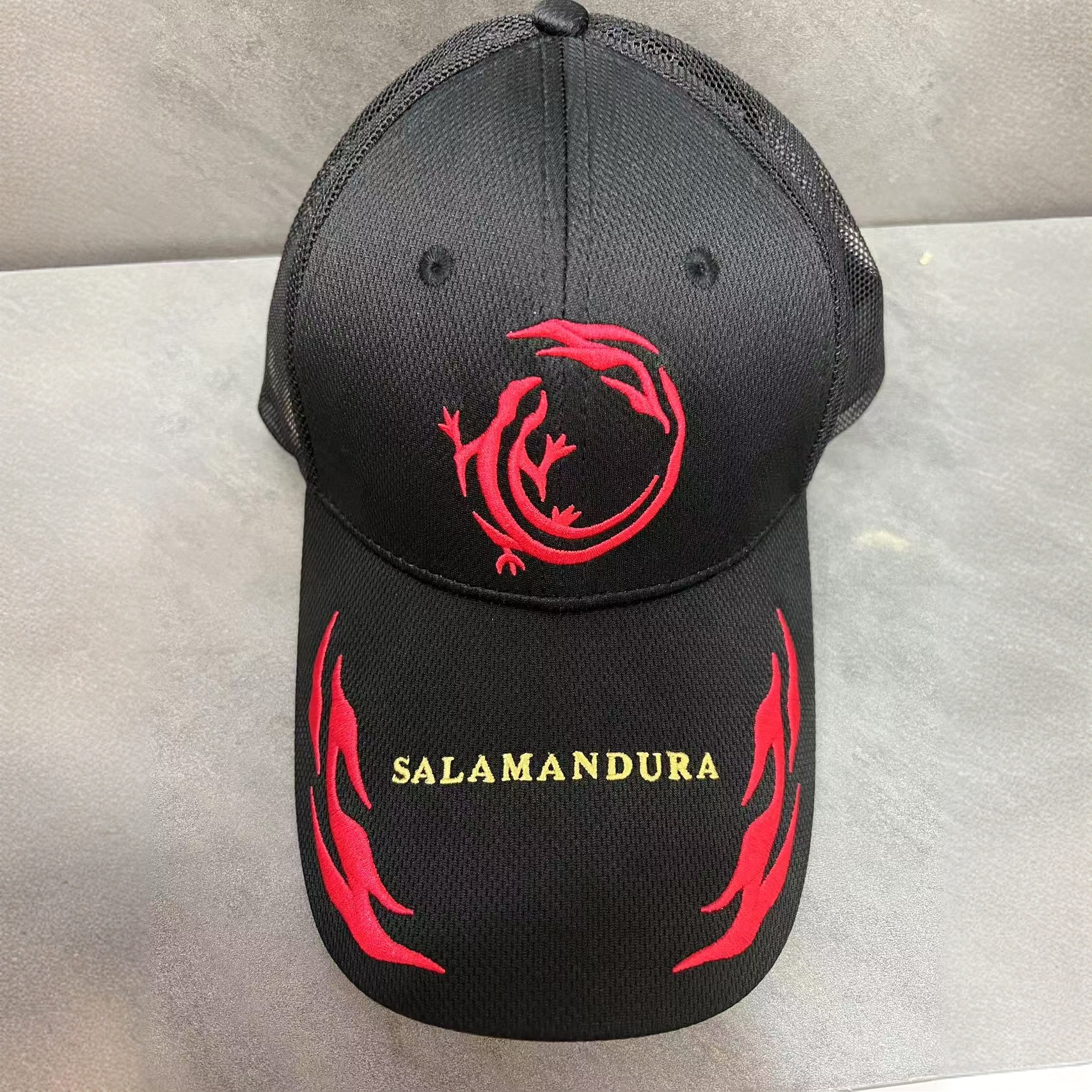 DAIWA/达亿瓦火蜥蜴限定款比赛帽子 钓鱼帽 透气网眼