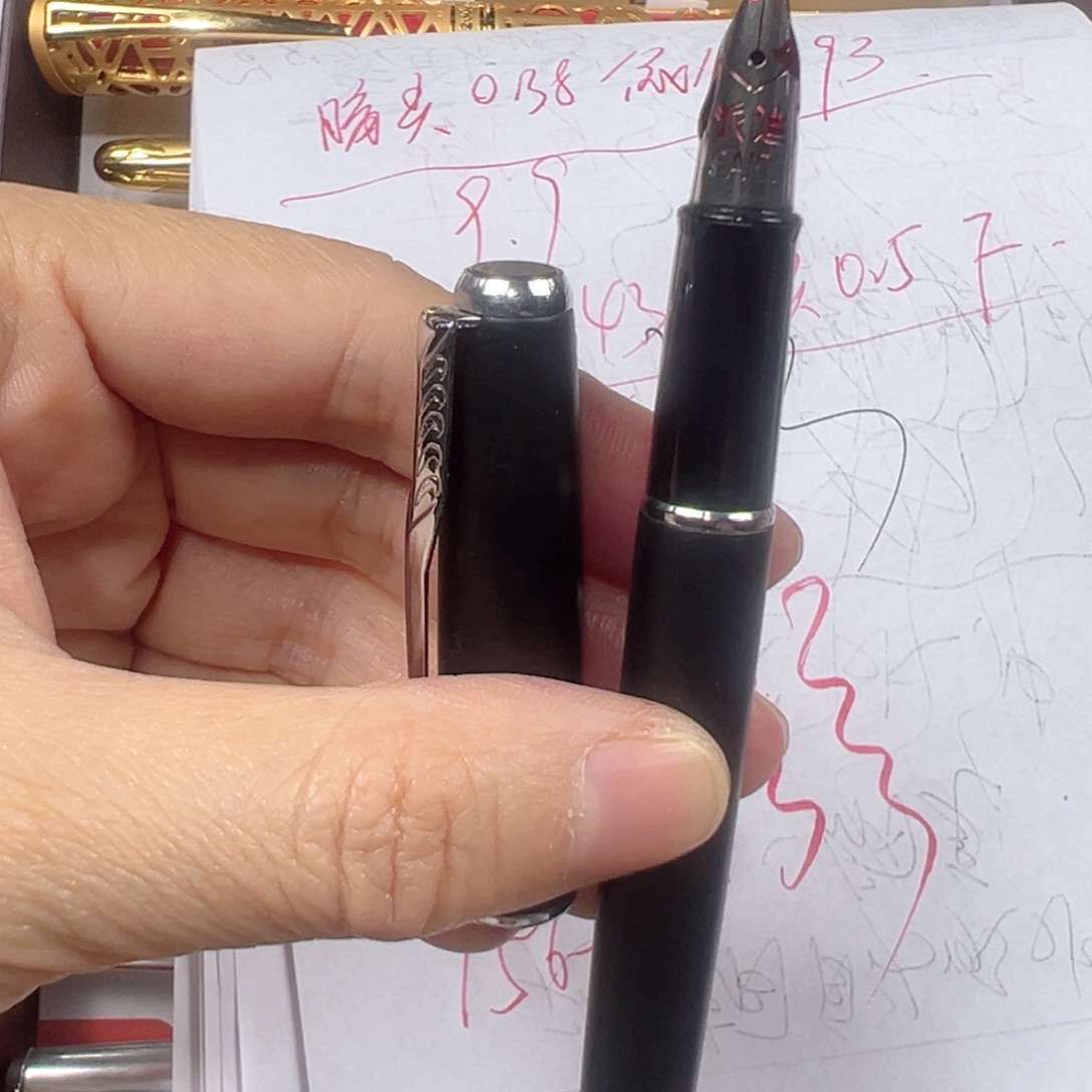 便携式派迪756大包尖美工加了墨水瑕疵