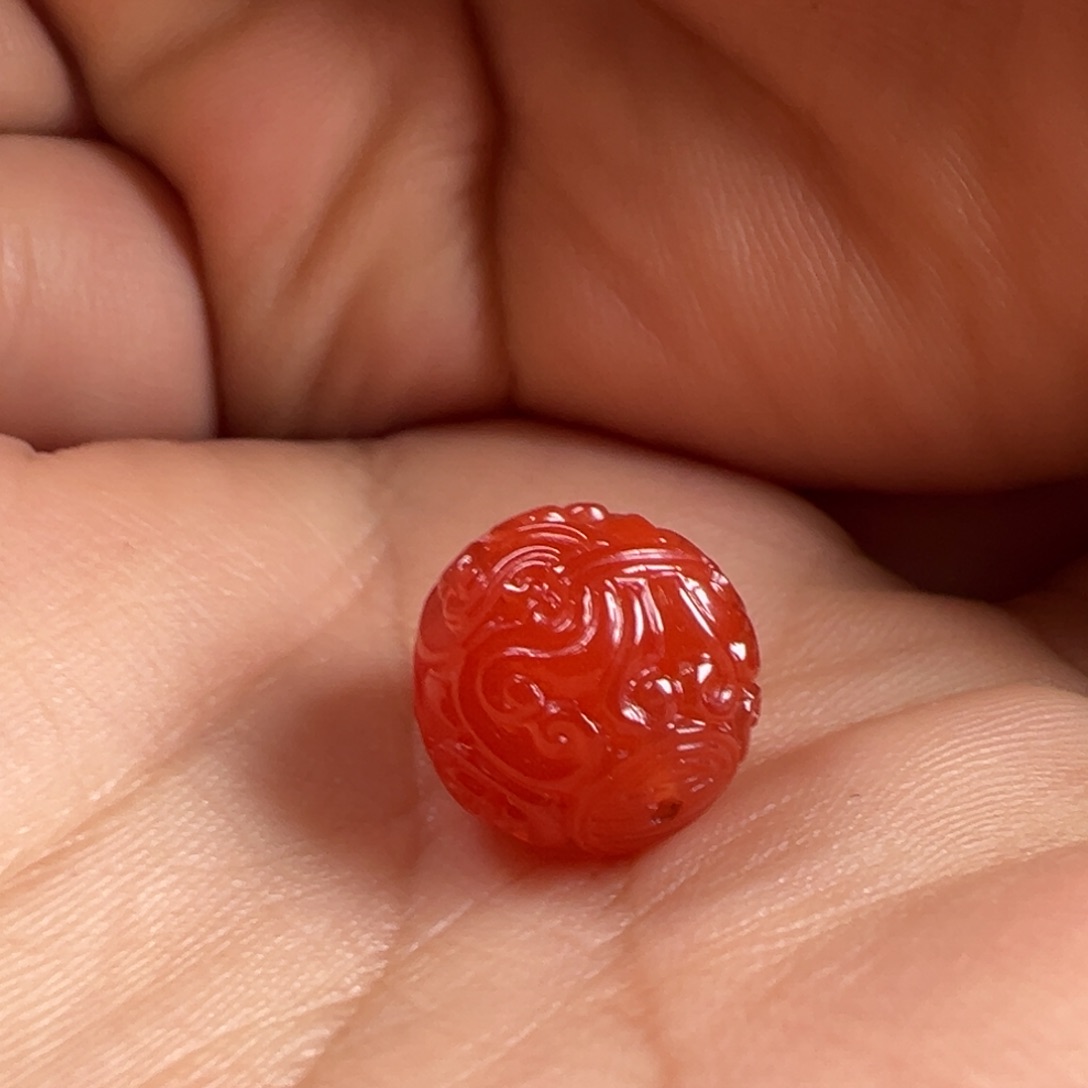 南红玛瑙克罗心13.4未镶嵌