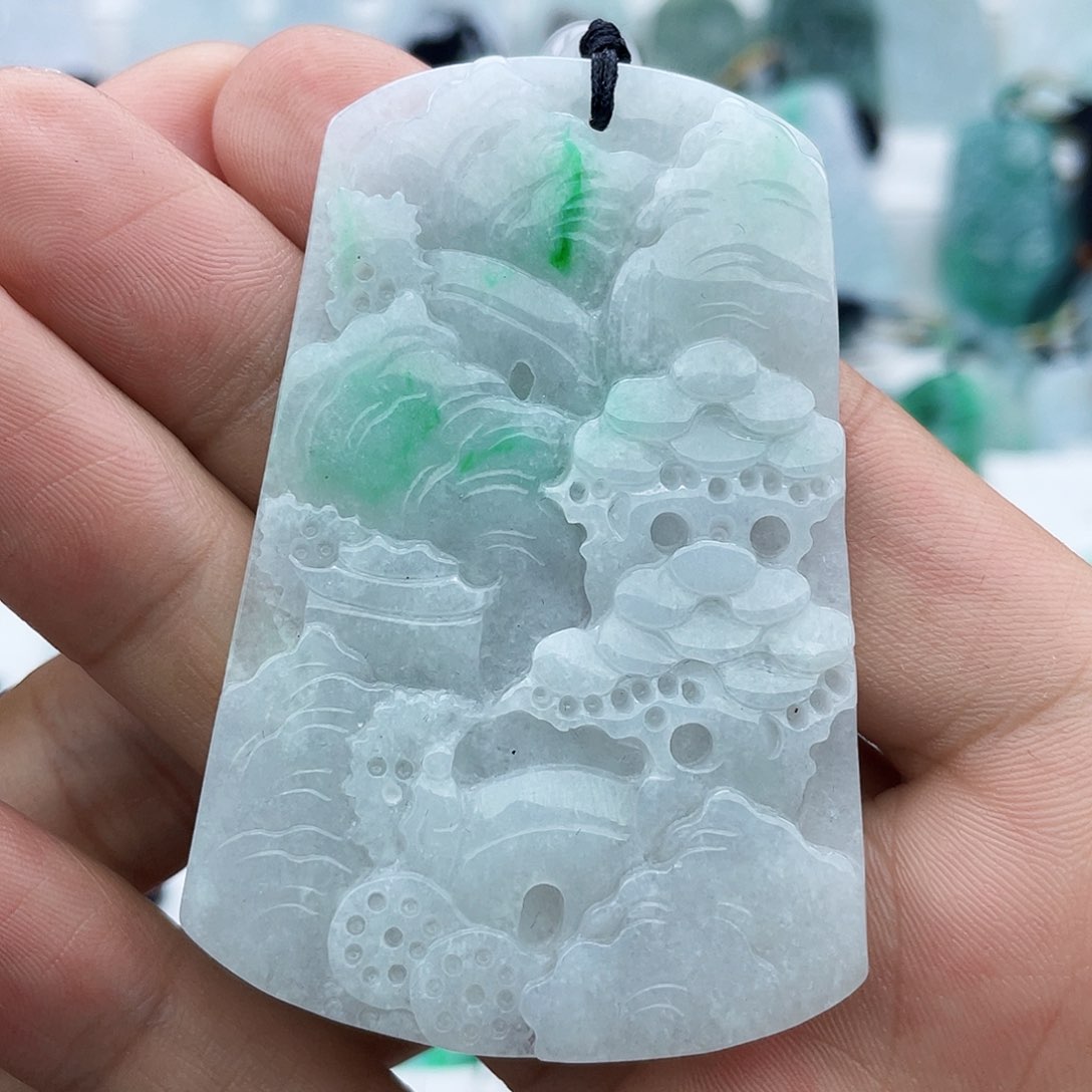 颈饰未镶嵌翡翠翡翠