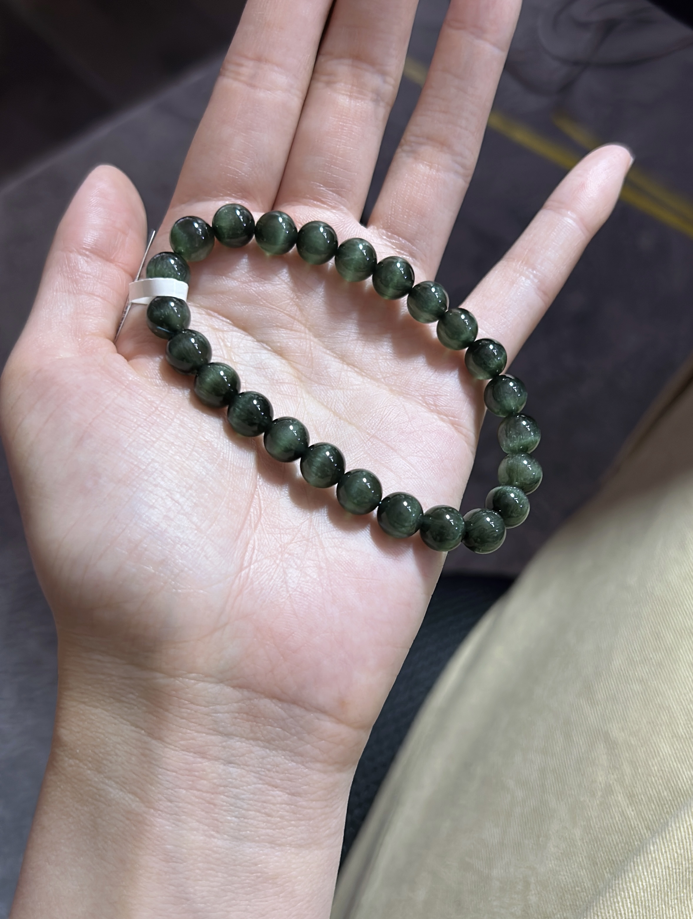 满发顺发一线天猫眼绿发晶