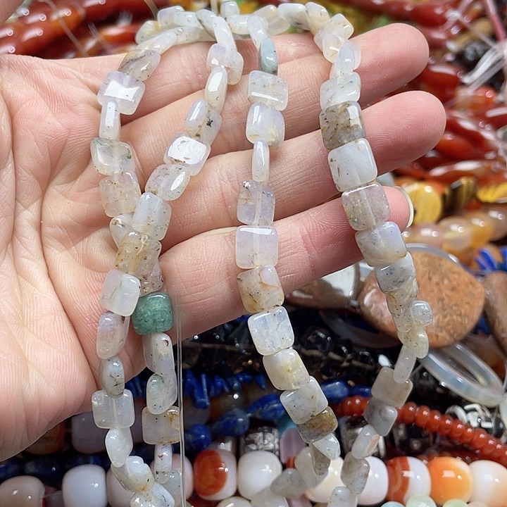 玛瑙/玉髓珠宝半成品未镶嵌一条8mm澳宝