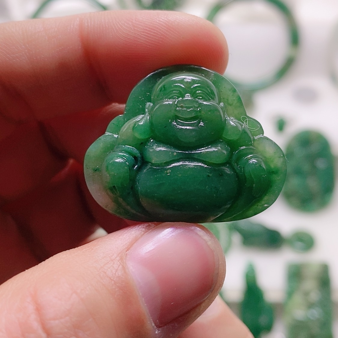 【闪购商品】独山玉挂件银S925镶嵌