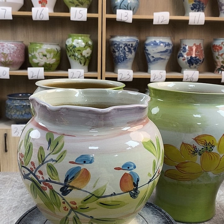 缸13zp景德镇陶瓷花盆