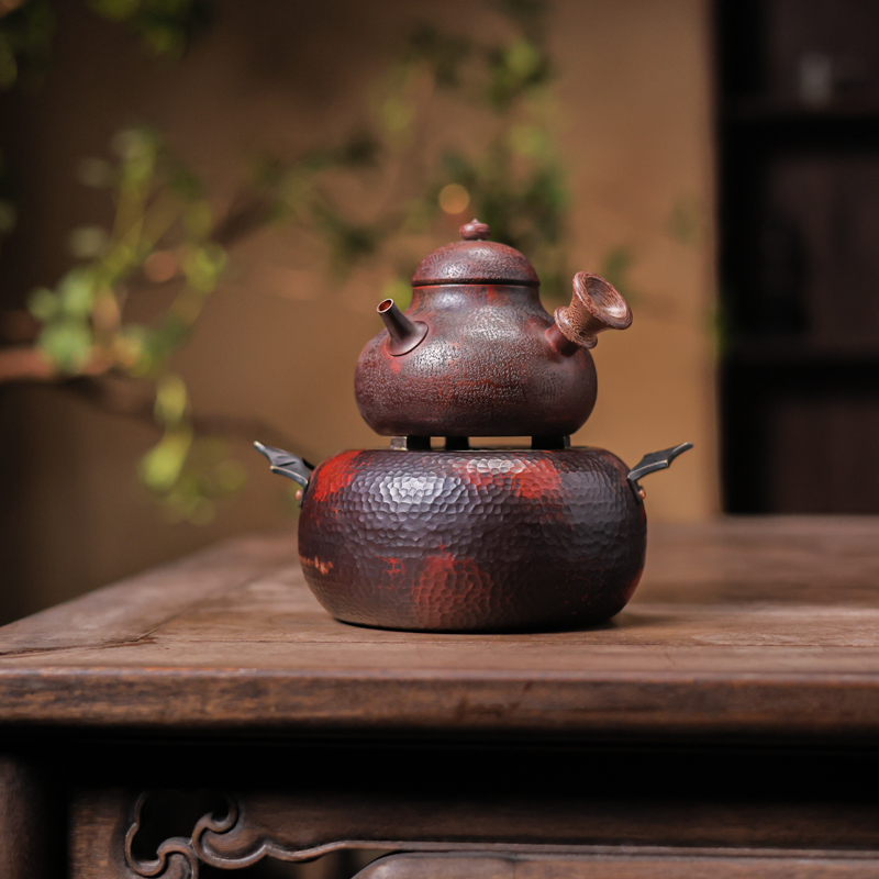 【叁山】春喜铜-葫芦娃套组-侧把400ml（春喜铜0415）