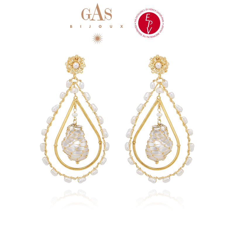 AZLOOK【法国进口】GAS BIJOUX珈思秘境系列耳环水滴明星同款高级感