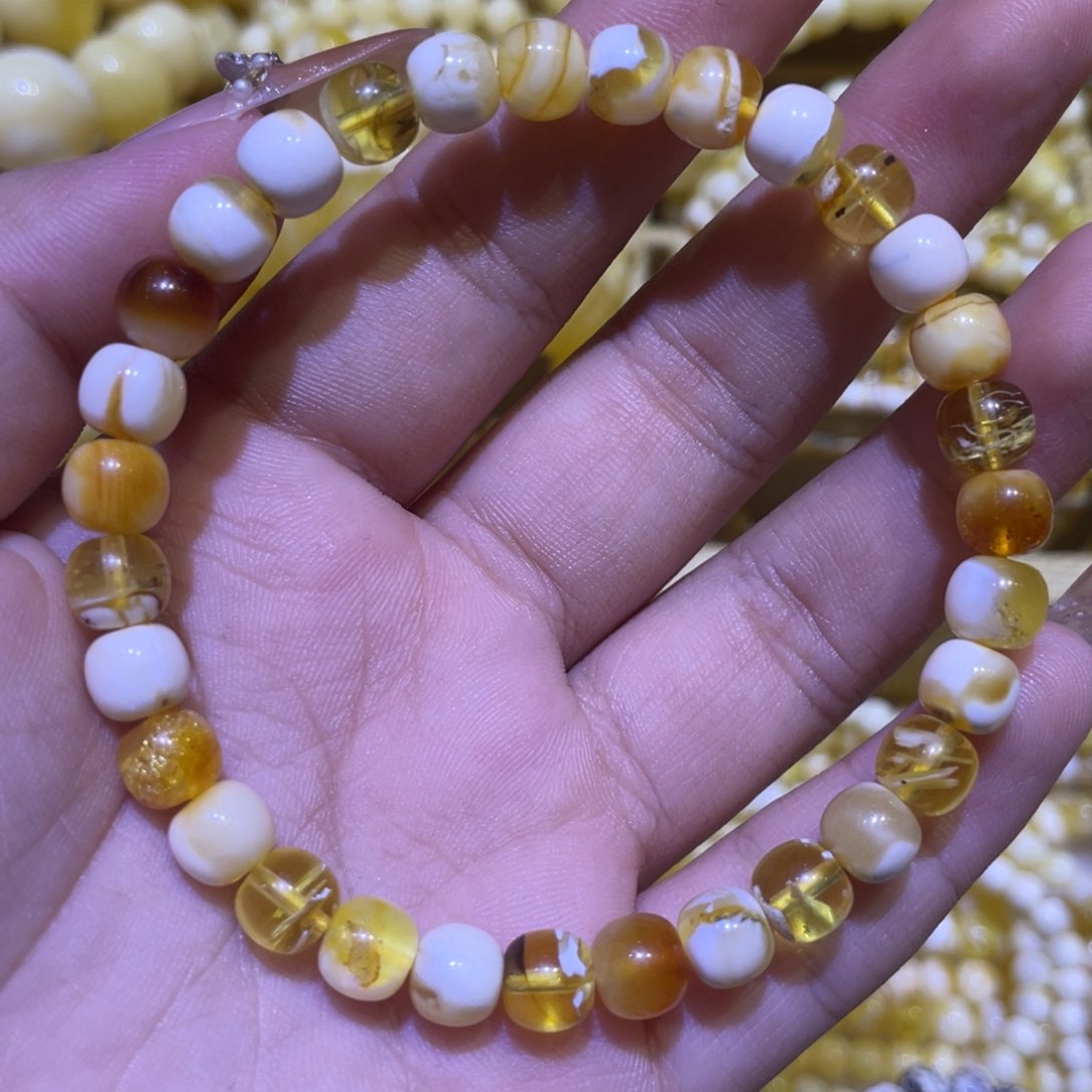 手绳琥珀未镶嵌7m