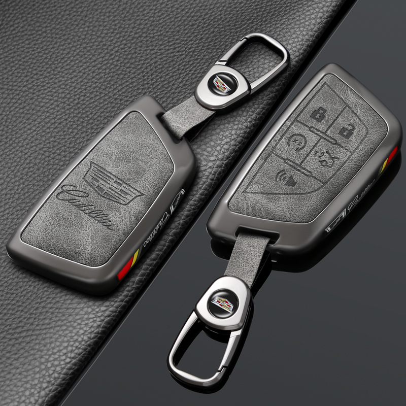 凯迪拉克ct5钥匙包卡xt4高档CT4刀锋CT6汽车GT4遥控钥匙套保护套