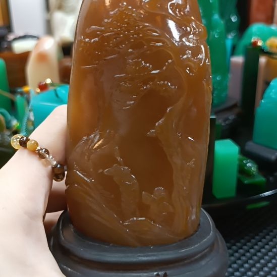 寿山石印石薄艺雕588++++