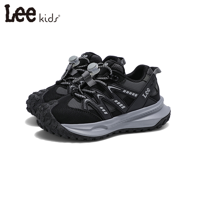 Leekids童鞋休闲鞋春秋季男童舒适软底户外防滑运动鞋轻便女童鞋