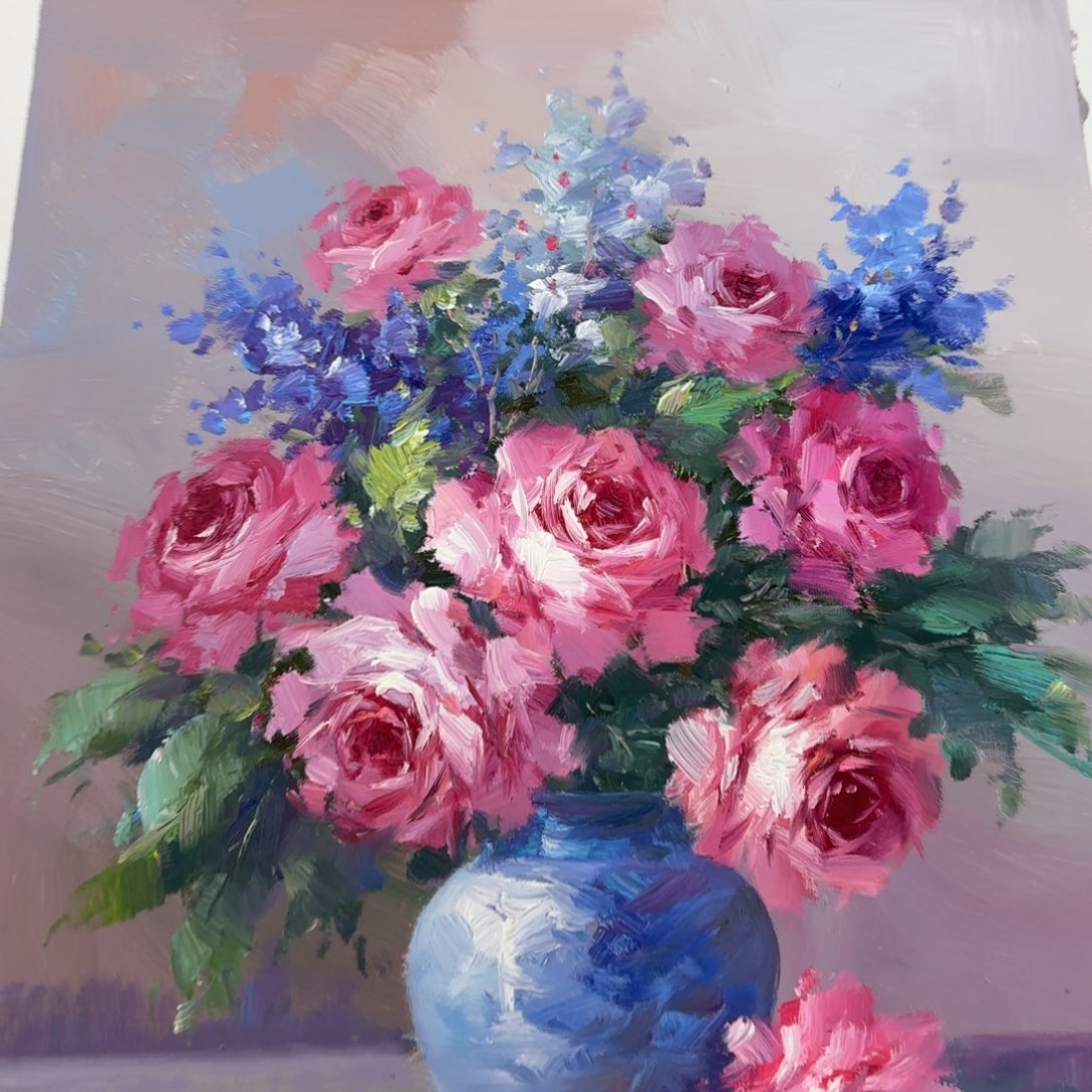 油画好的我真的是太喜欢了一个