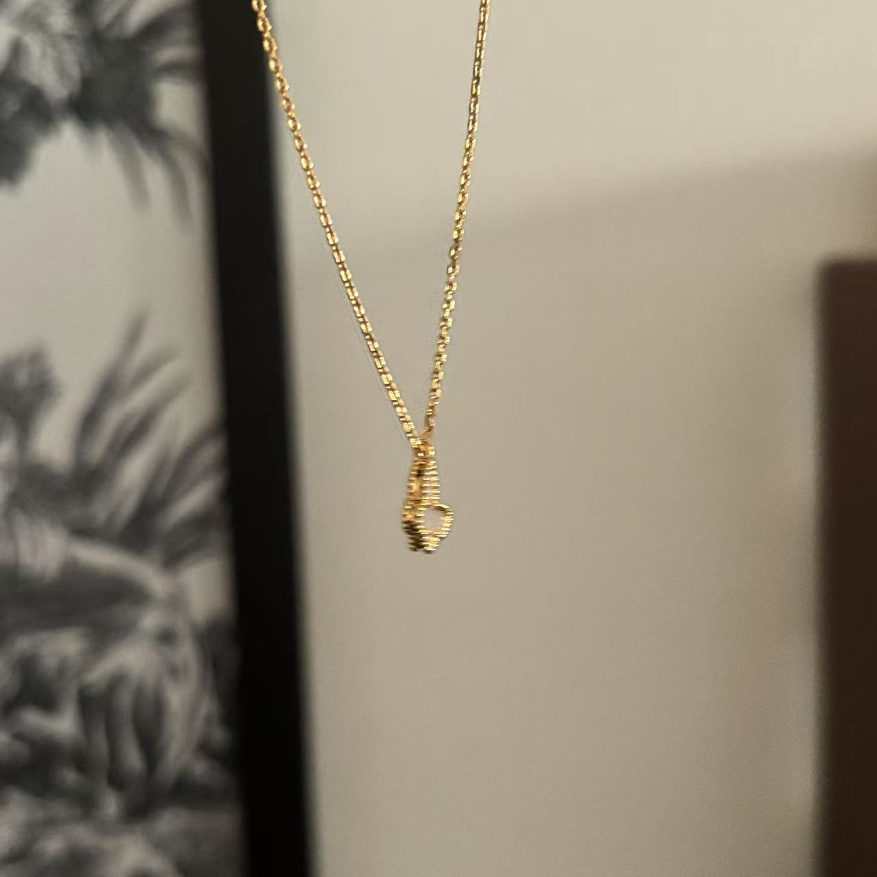 合金项链 PP.经典迷你小蝶吊坠款项链 两色可选