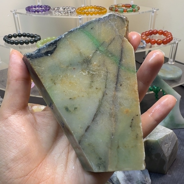 翡翠裸石缅甸翡翠