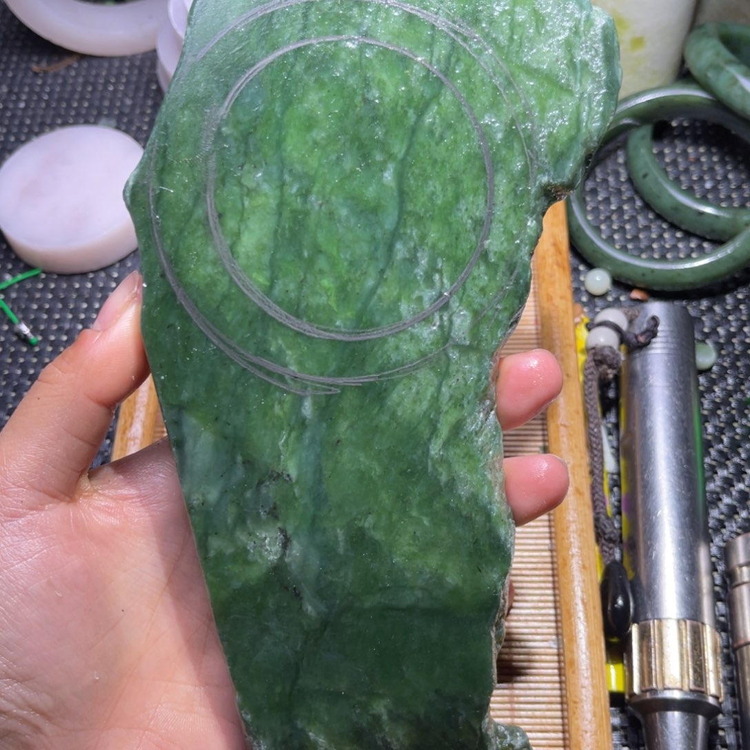 未镶嵌和田玉车挂