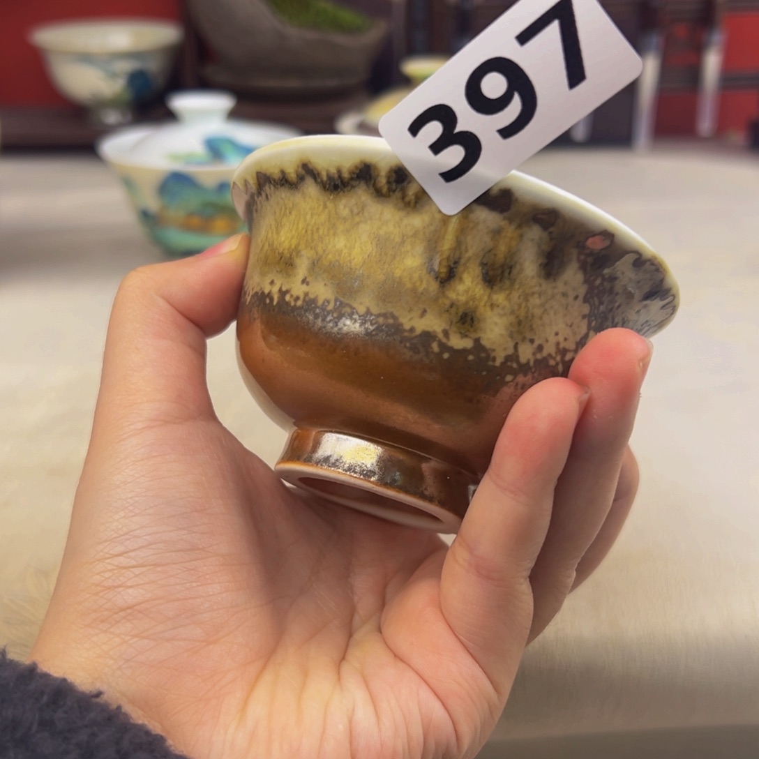 杯子纯手工柴烧主人杯