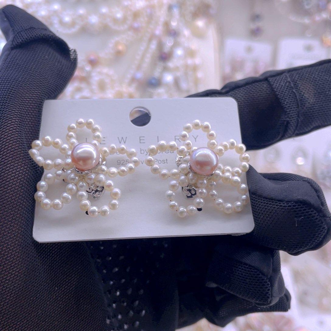 未镶嵌耳饰淡水珍珠