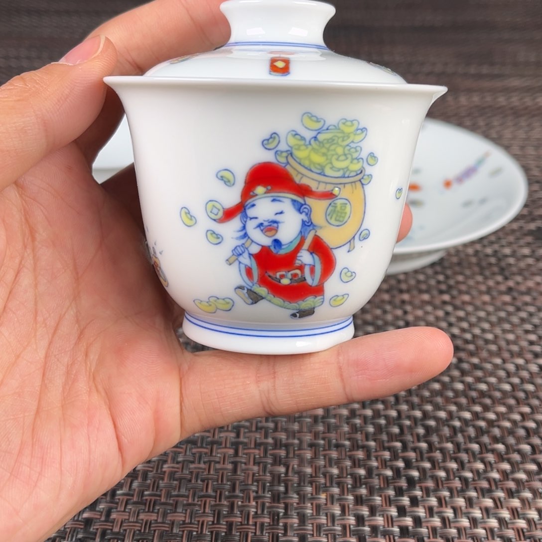 瓷片景德镇陶瓷杯子