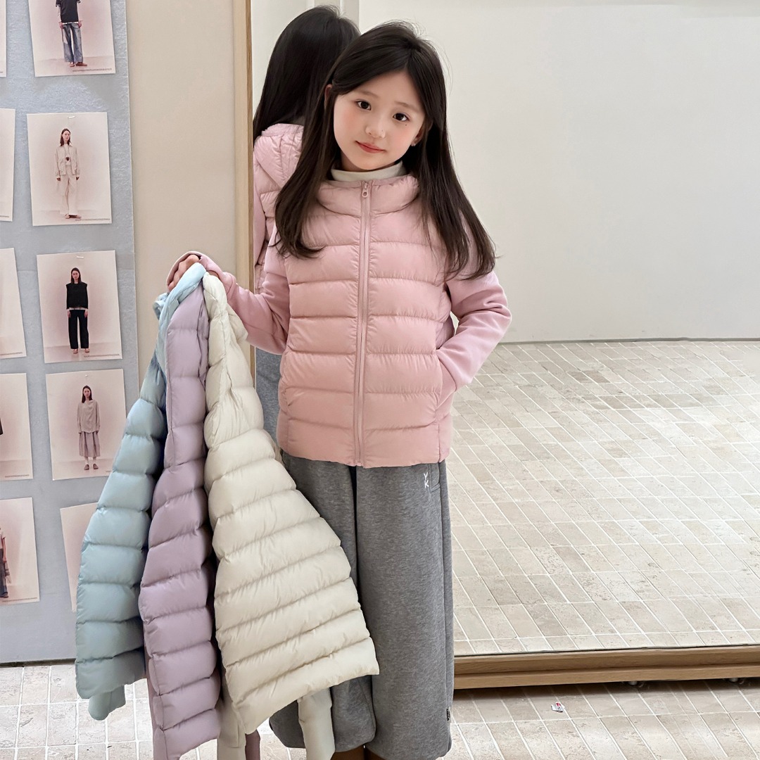 女童校服神器外套2025新款女大童轻薄保暖内搭衣服儿童冬装羽羽服