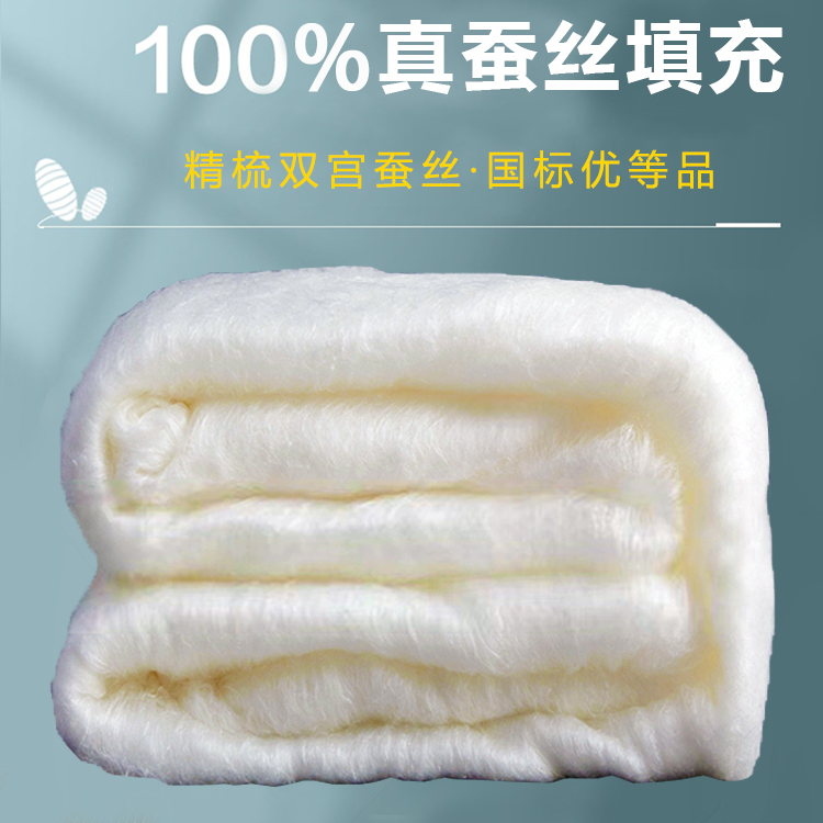 【款式颜色随机】粉丝福利蚕丝夏被蚕丝褥子蚕丝垫被100%真蚕丝