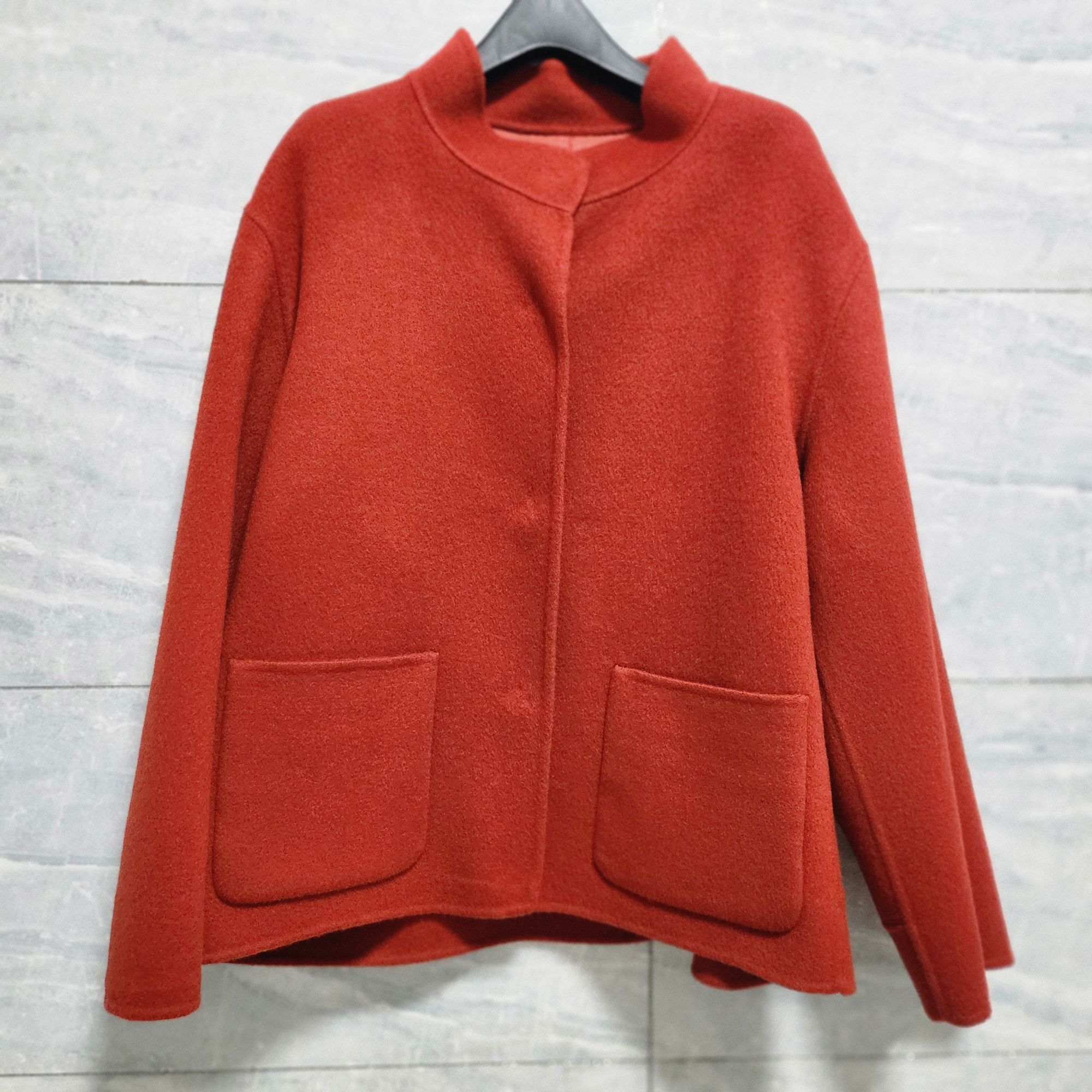 秋冬短款羊绒外套休闲开衫可爱风气质设计师时尚