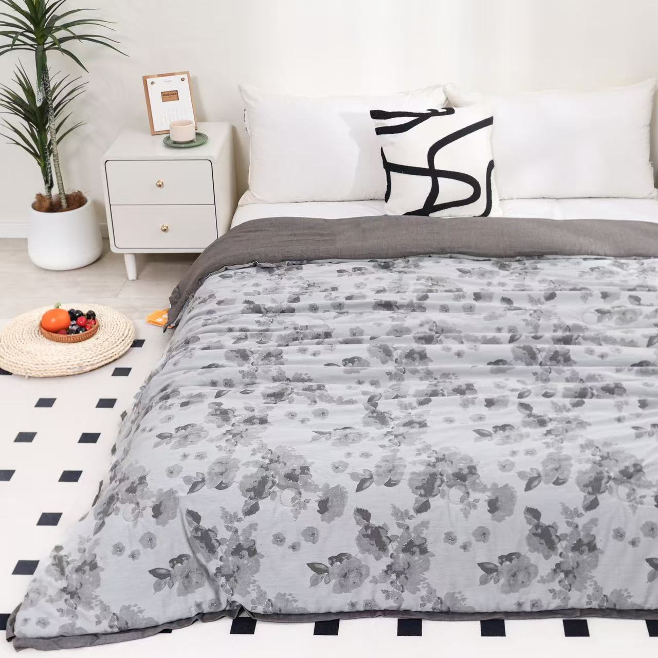 孤品清货色织提花单层纱200*230高精密单层纱  双人春秋冬被5.8斤