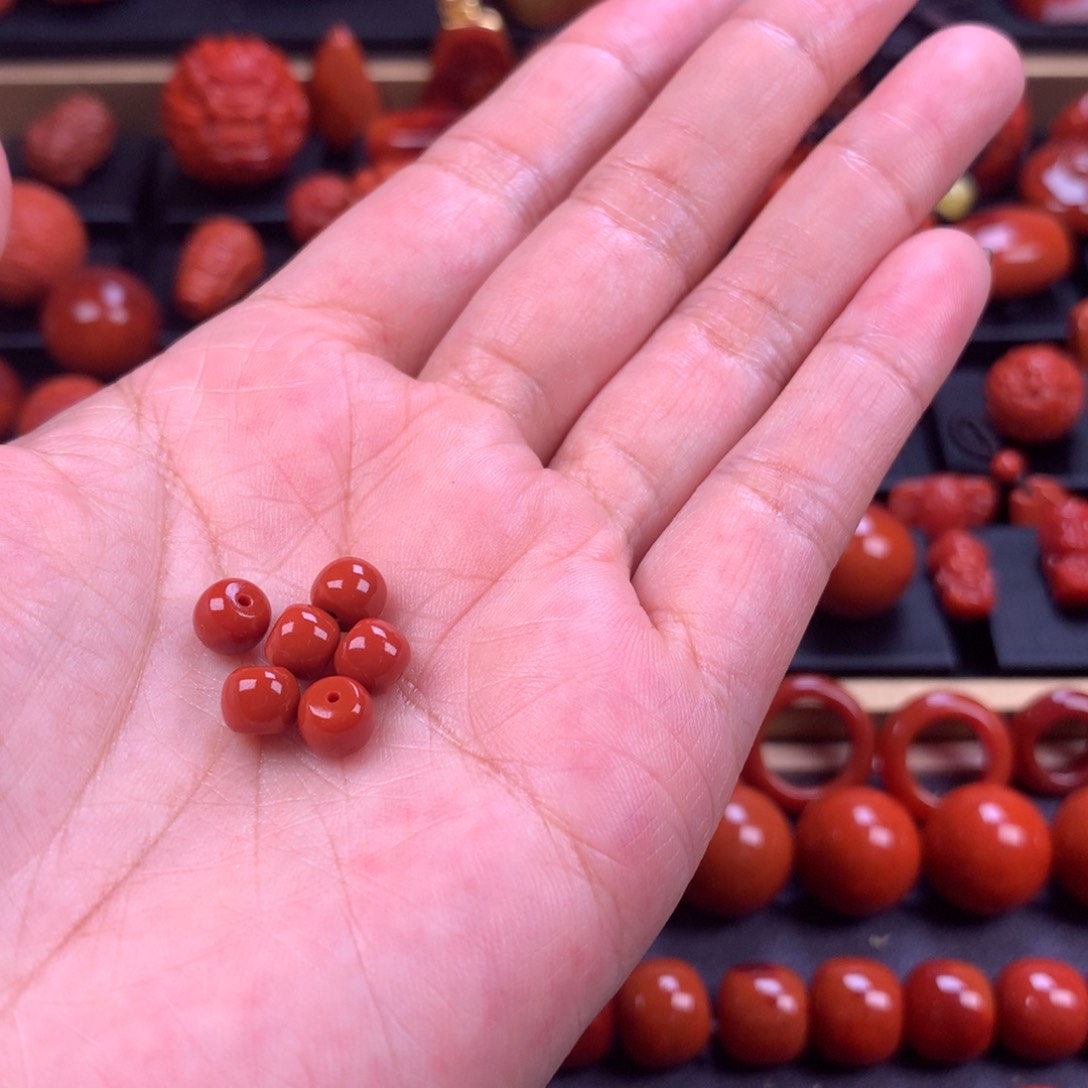 未镶嵌老型珠6mm南红玛瑙K*