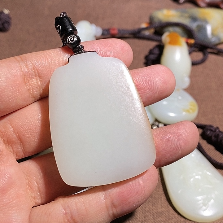 和田玉挂件未镶嵌健*