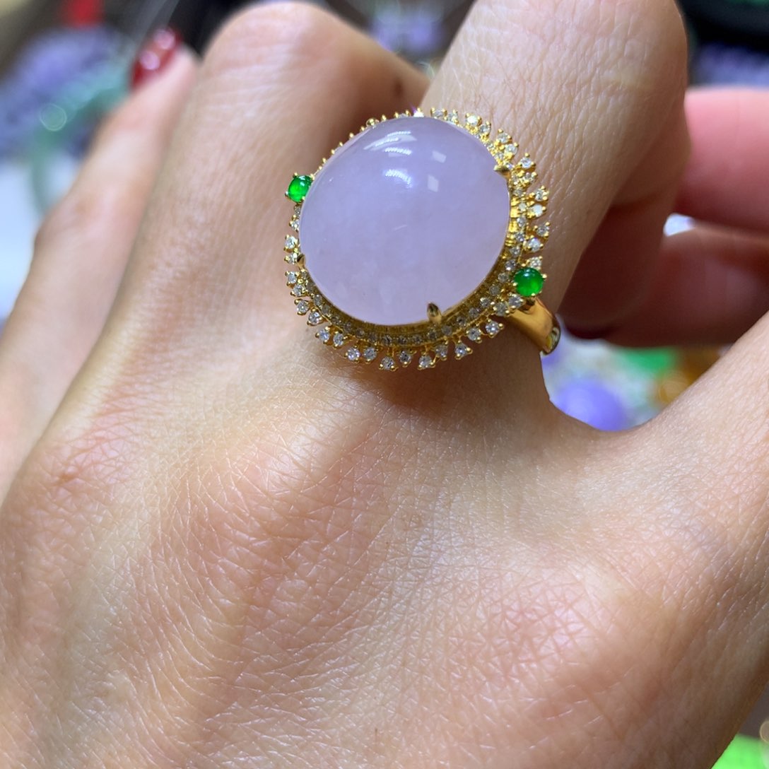 【闪购商品】翡翠颈饰18K金镶嵌翡翠