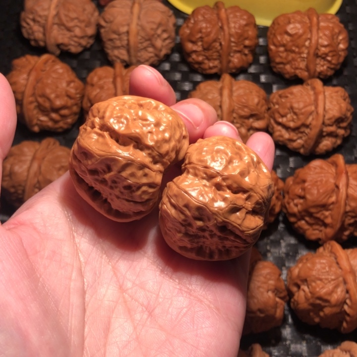 把件文玩核桃大八腿蛙饼40