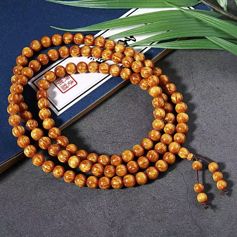 JS001金丝楠108手串