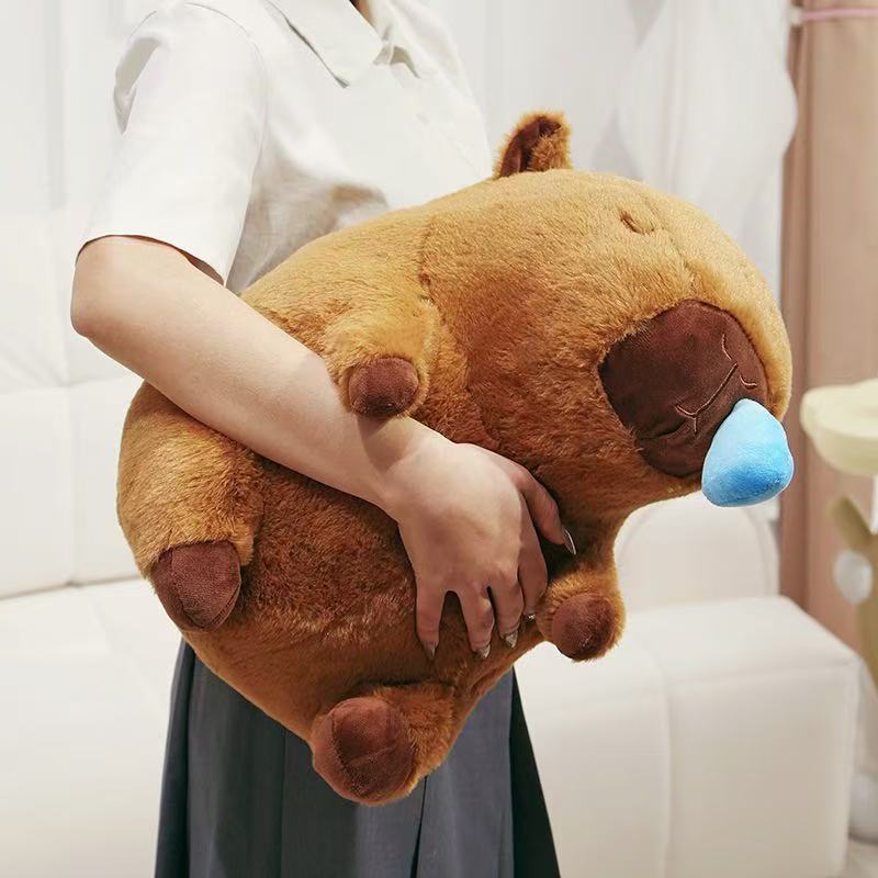 可爱卡皮巴拉水豚毛绒玩偶节日礼物送男友送女友生日送小朋友礼物